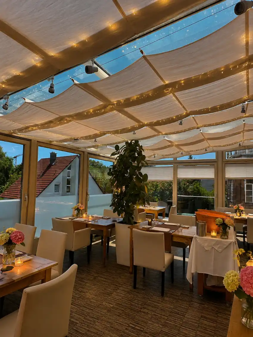 Wintergarten im Restaurant